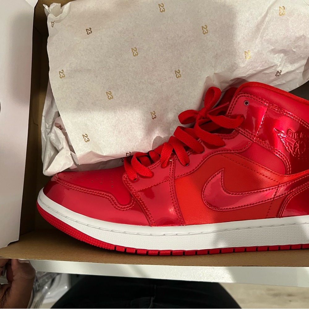 Beautiful Red And White Jordan Unisex Brand New With Box